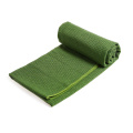 Serviette de yoga en microfibre en gros sans glissement avec des points PVC